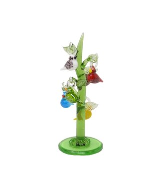 Gift Essentials Green Glass Tree  6 Inch with