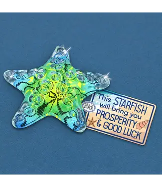 Glass Baron Starfish Caribbean Blue