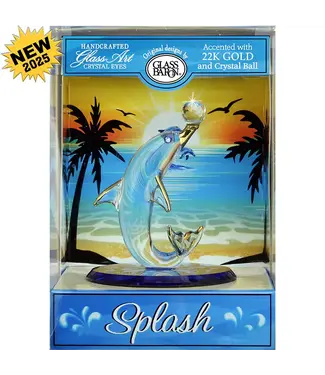 Glass Baron Dolphin Splash