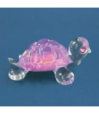 Glass Baron Turtle Pink