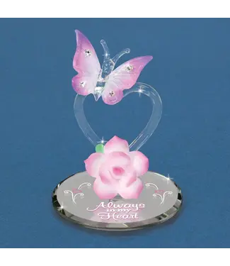 Glass Baron Butterfly Always In My Heart