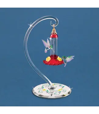 Glass Baron Hummingbirds Sweet Feeder