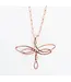 Howards Iselin Wire Wrapped Dragonfly Copper Necklace