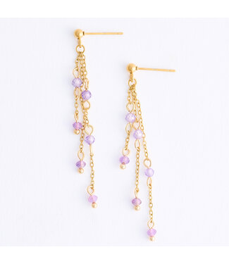 Howards Narelle Waterproof Genuine Amethyst Multi Chain Dr