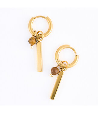 Howards Narelle Waterproof Genuine Tiger's Eye Multi Charm