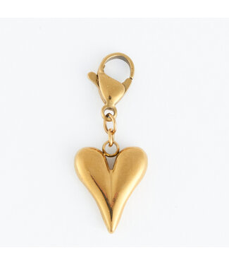 Howards Narelle Waterproof Heart Charm Gold