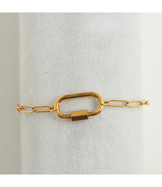 Howards Narelle Waterproof Paperclip Chain Carabiner Bracelet