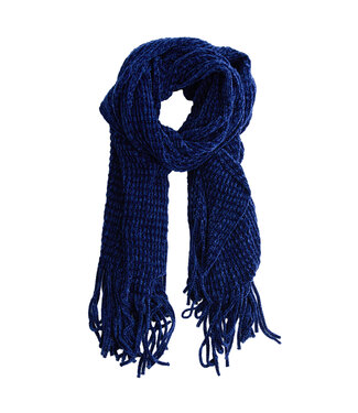 Howards Charli Chenille Fringe Scarf Navy