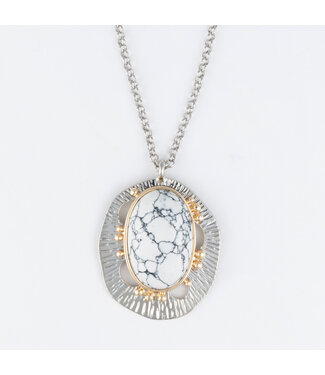 Howards Irregular Shape Cated Pendant with Gen