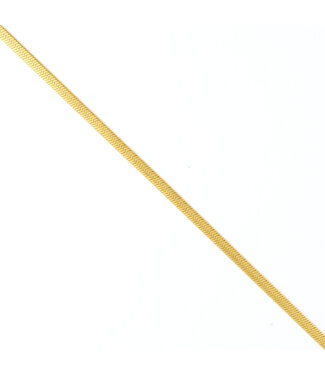 Howards Narelle Waterproof Snake Chain Necklace Gold 18"