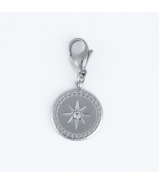 Howards Narelle Waterproof Compass Charm Silver