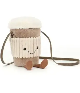 Jellycat Inc Amuseables Perkle Coffee Shoulder Bag