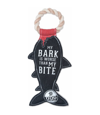 Pavillion My Bite 13inch Canvas Dog Toy on Rope