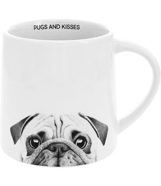 Pavilion Pugs & Kisses 17 oz Mug