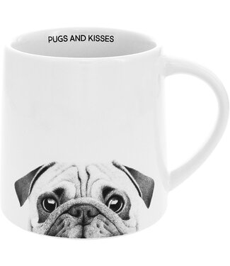 Pavillion Pugs & Kisses 17 oz Mug