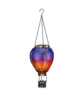 Regal Hot Air Balloon Solar Lantern LG Purple