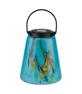 Regal Murano Solar Lantern Blue