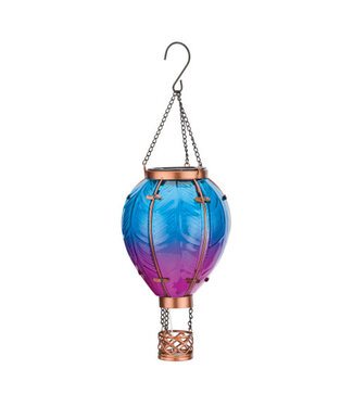 Regal Hot Air Balloon Solar Lantern SM Blue