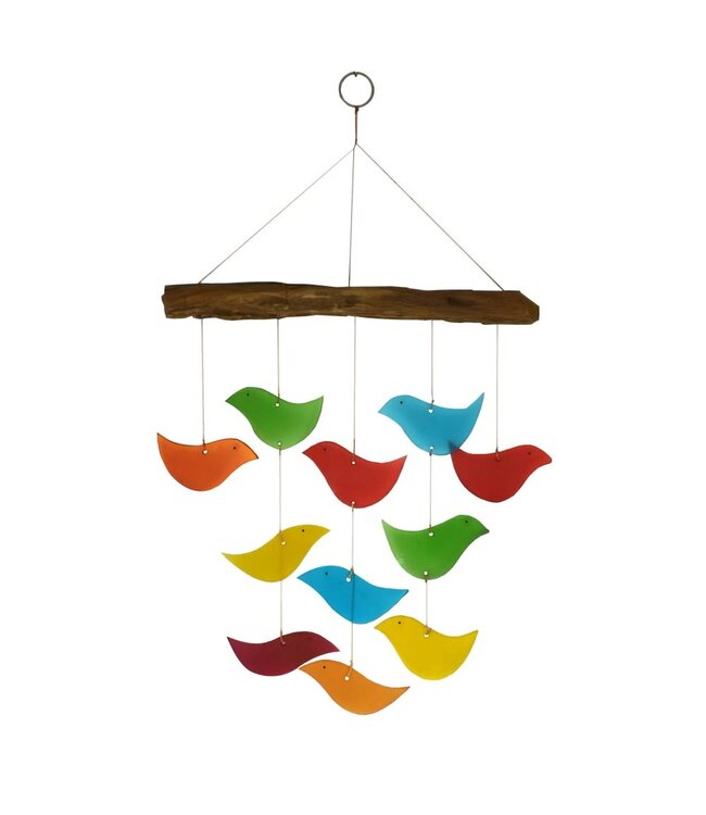 Gift Essentials Glass Bird Chime