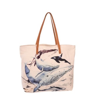 Cottn Curls Ocean Life Tote