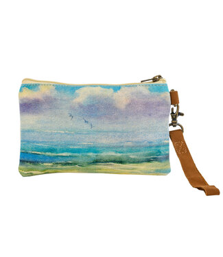 Cottn Curls Ocean View Wristlet
