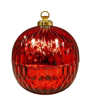 Gift Essentials 4inch Red Ornament LED Candle