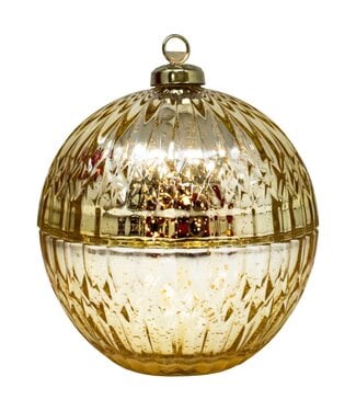 Gift Essentials 6inch Gold Ornament LED Candle