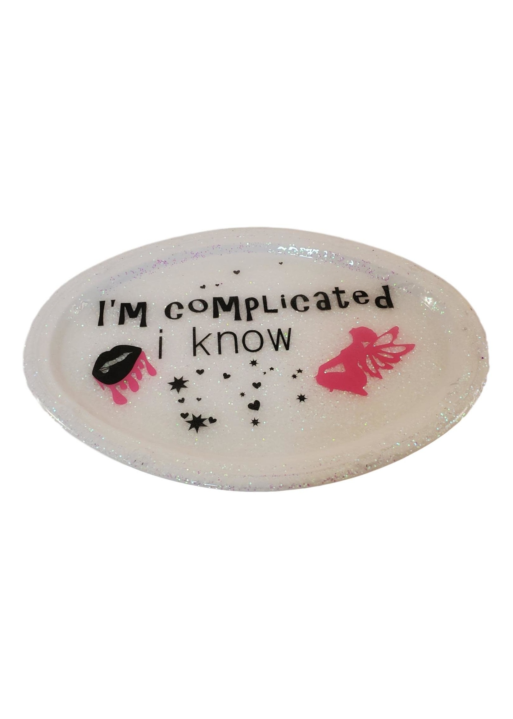 East Coast Sirens Black, Pink, Sass and Glitter Rolling / Trinket Tray