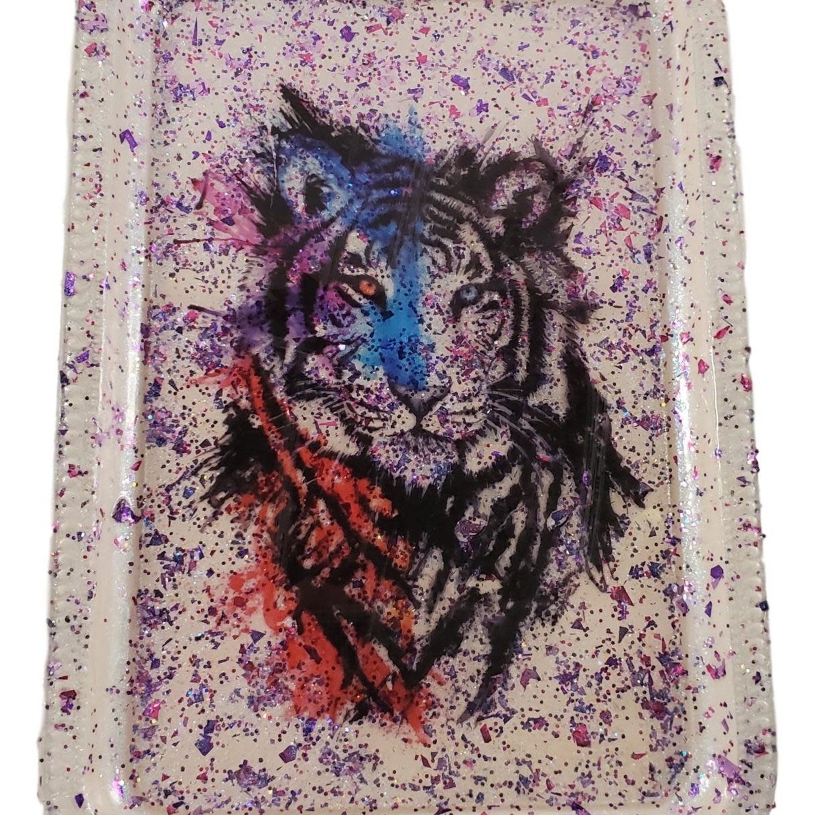 East Coast Sirens Colourful Tiger Rolling / Trinket Tray
