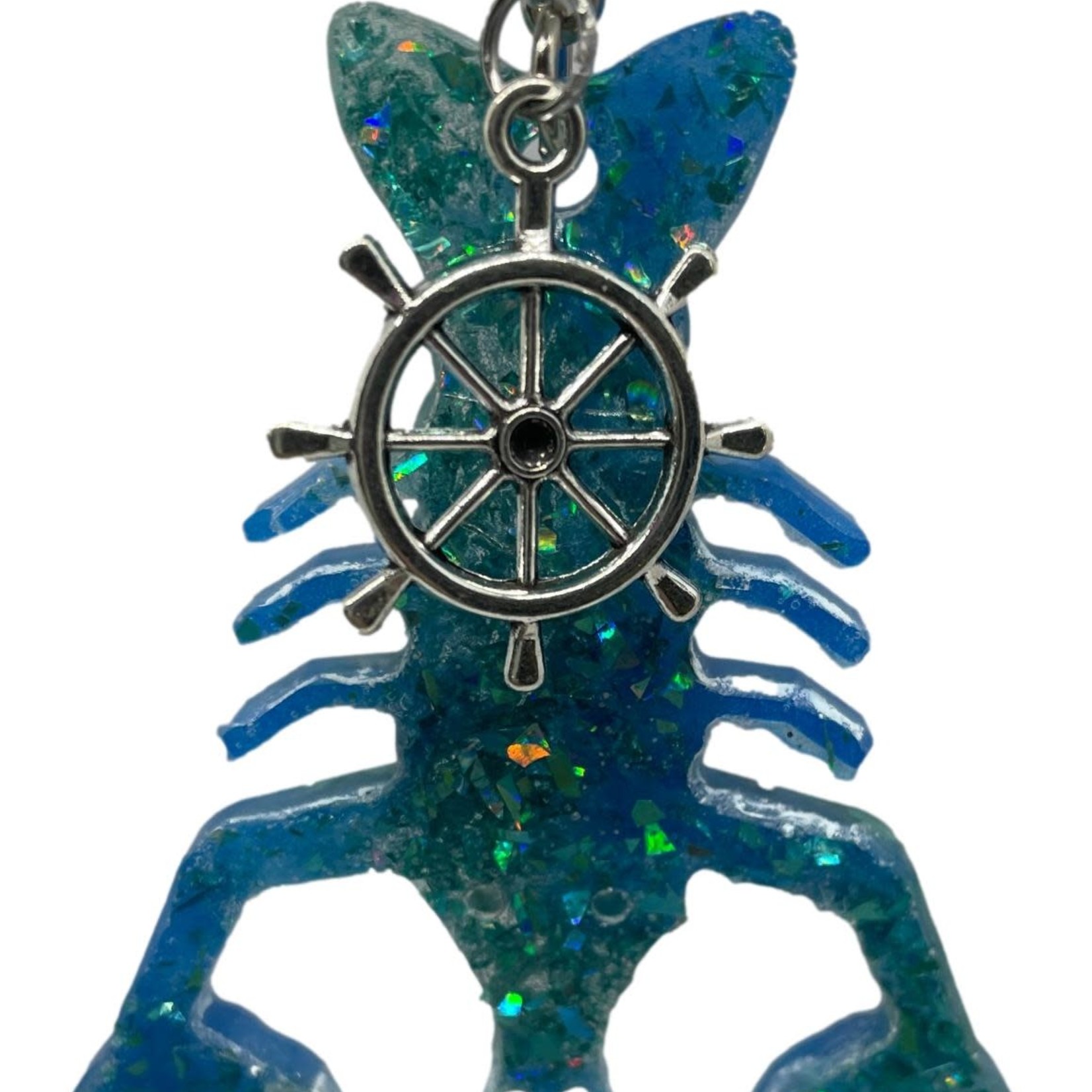 East Coast Sirens Blue & Teal Lobster Key Chain