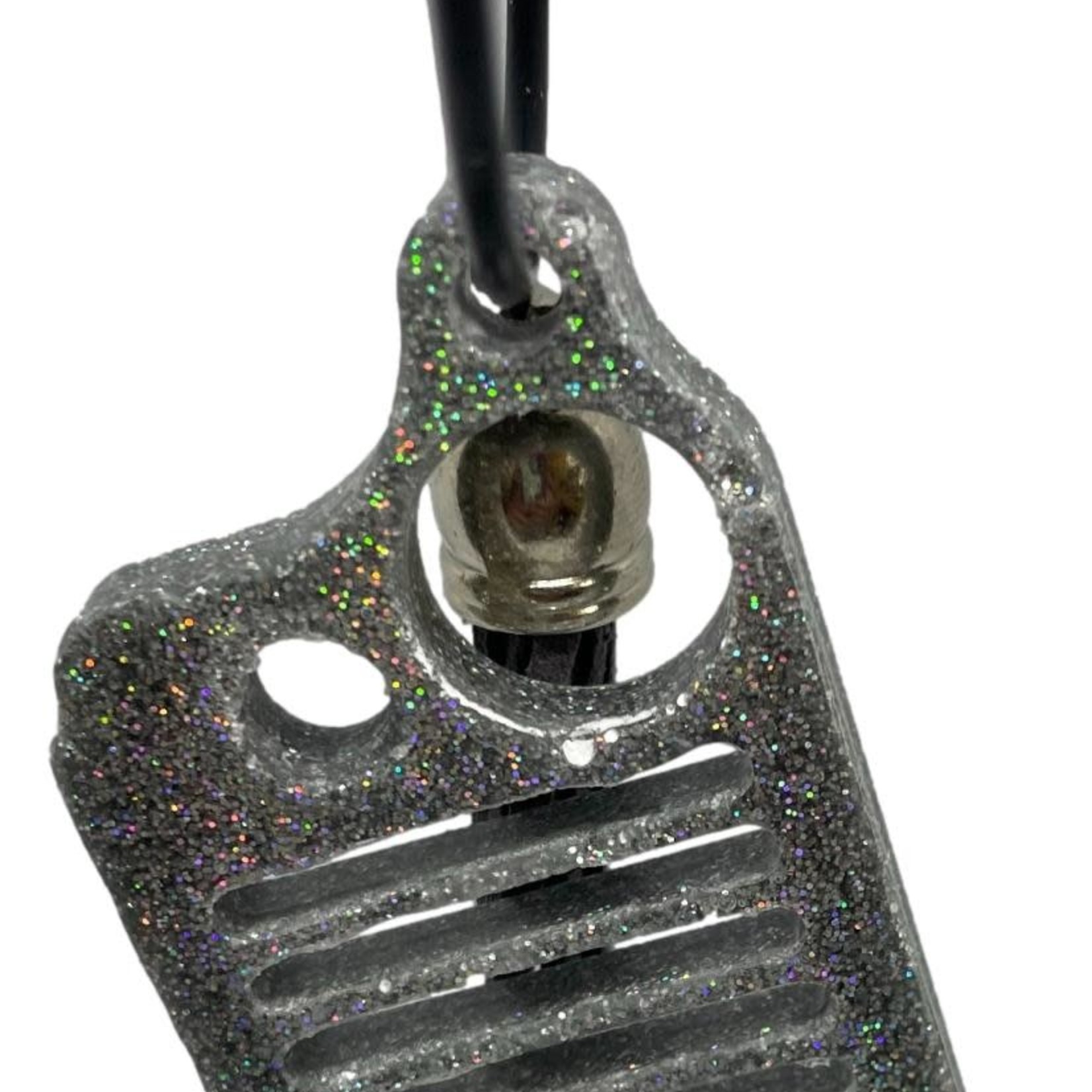 East Coast Sirens Sparkling Silver Jeep Grill Key Chain