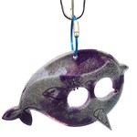 East Coast Sirens Purple Narwhale Keychain - Large