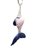 East Coast Sirens Pink & Blue Mermaid Tail Key Chain