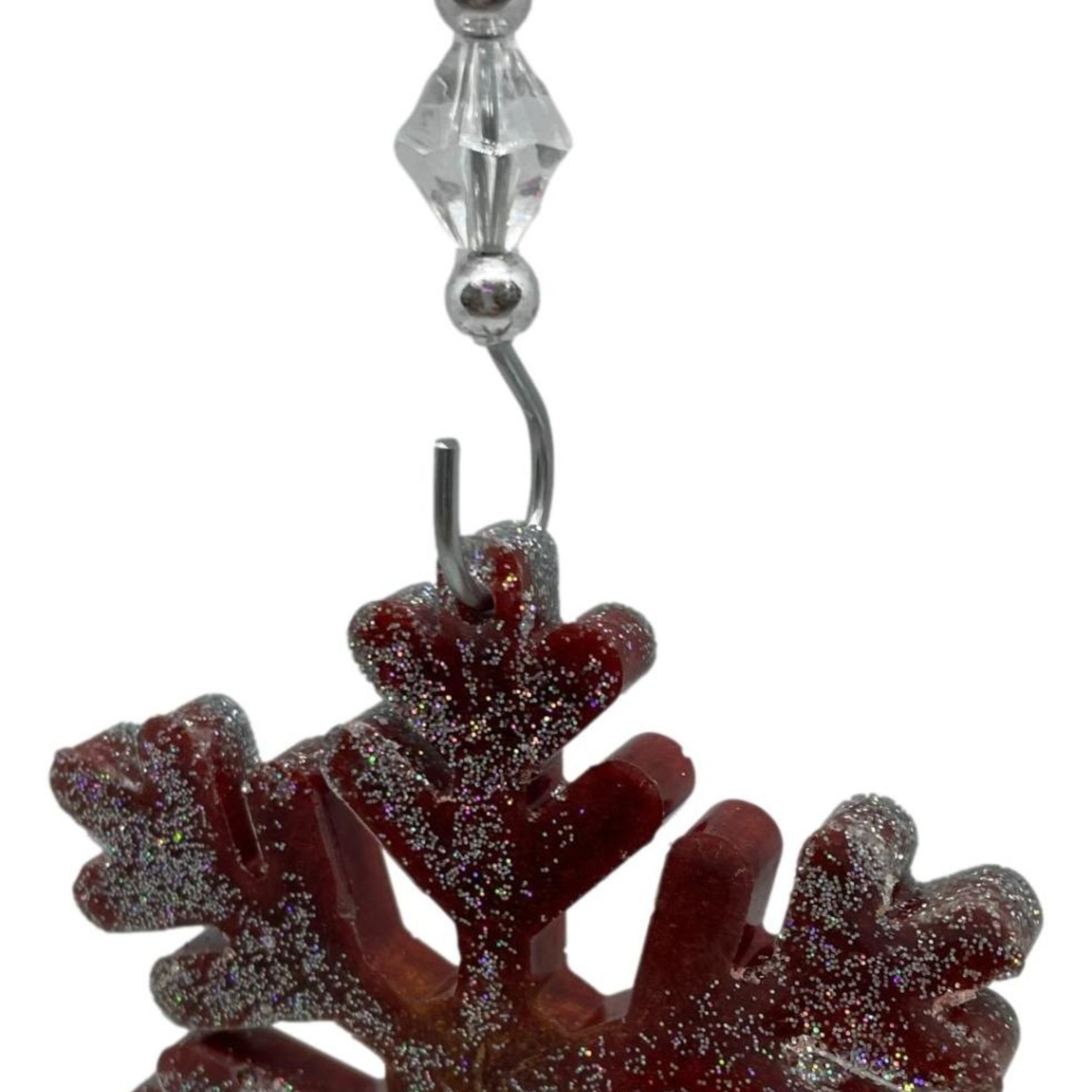 East Coast Sirens Copper & Silver Snowflake Tree Ornament