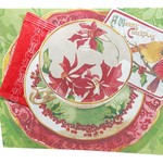 Kimberly Shaw Cardinal Merry Christmas Teacup Card