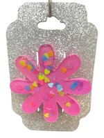 East Coast Sirens Bright Pink Floral Hair Clip