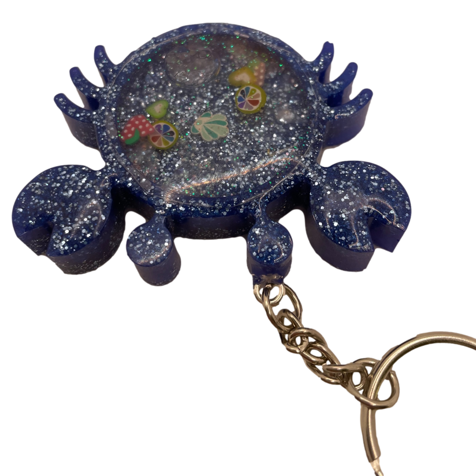 East Coast Sirens Blue Crab Shaker Keychain