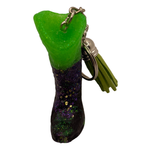 East Coast Sirens Lime & Purple Cowboy Boot Keychain