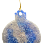 East Coast Sirens Blue & Silver Ball Ornament