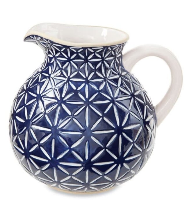 MudPie Indigo Pitcher