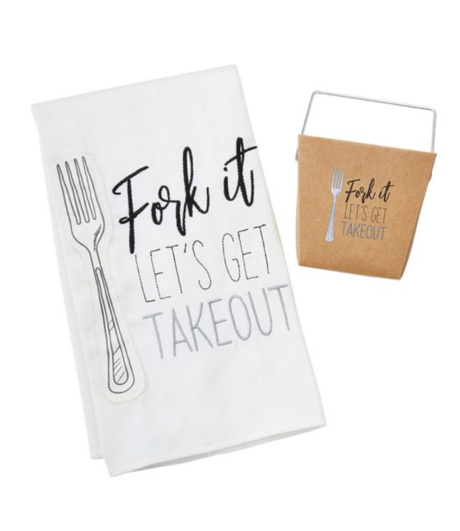 MudPie Fork It Take Out Towel