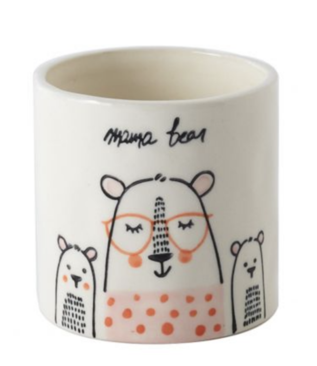Accent Decor Small Mama Bear Pot