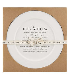 MudPie Wedding Blessings Platter