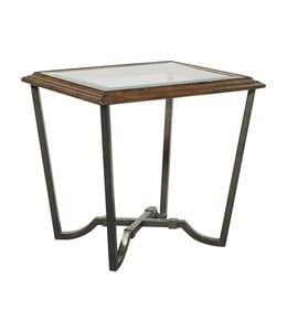 Aspen Home Mosaic End Table W/Glass Top