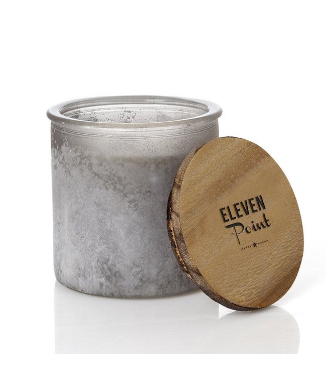 Eleven Point Tipsy River Rock Candle