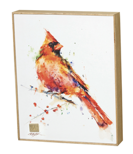 Demdaco Redhead Cardinal Wall Art 8x10