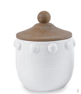 MudPie Raised Dot Canister Large