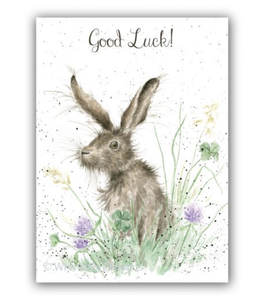 Wrendale Designs Good Luck Card