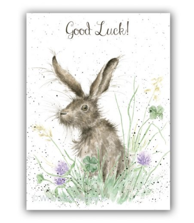 Wrendale Designs Good Luck Card