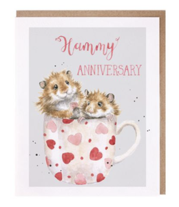 Wrendale Designs Hammy Anniversary Card